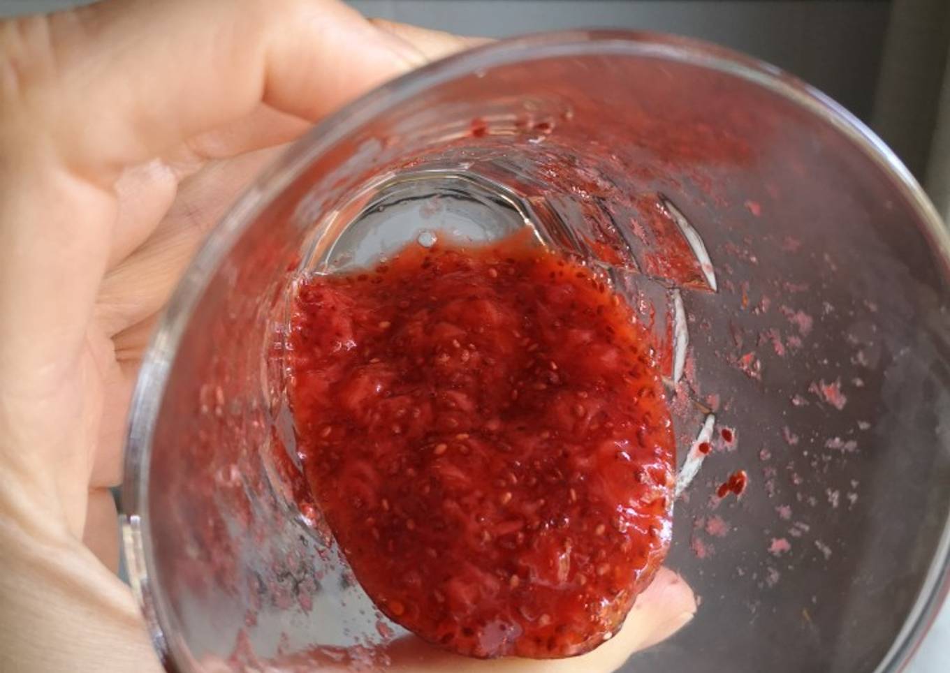 Mermelada de fresa saludable