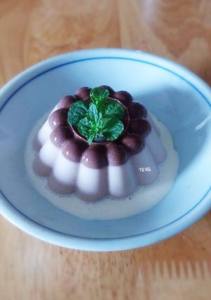 Hình của món Thạch MILO sữa.