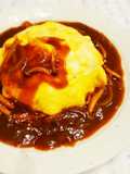 Fluffy Omurice with Demi-Glace Sauce