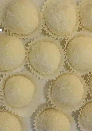 صورة لوصفة كرات جوز الهند