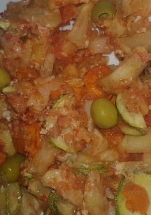 صورة لوصفة شكشوكة بالخضار