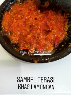Foto resep Sambel terasi khas lamongan