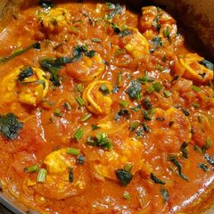 A picture of King prawn bhuna.