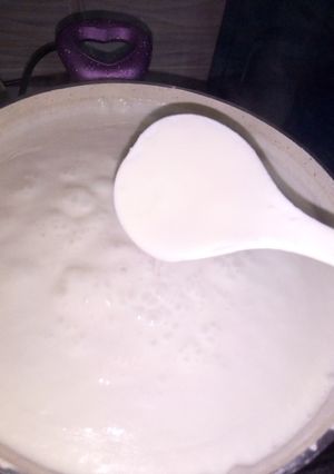 A picture of Kunun gyada.