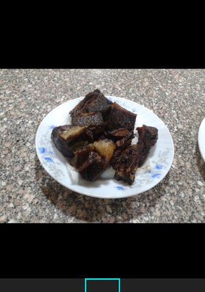 صورة لوصفة لحمة مشوحه
