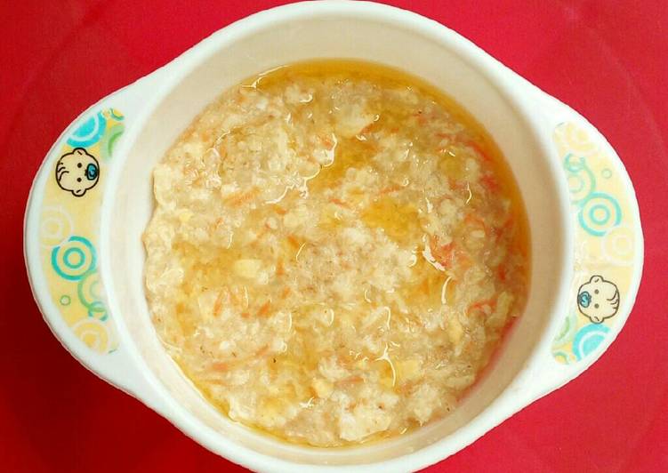 Bagaimana Membuat MPASI 10m+ : Oat Orak-Arik Telur Puyuh Tofu 4* + Evoo yang Enak