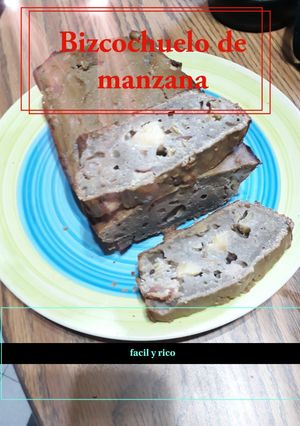Una foto de Bizcochuelo de manzana de sarraceno