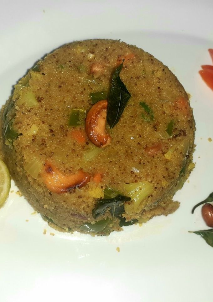 वेज उपमा (veg upma recipe in hindi) रेसिपी मुख्य फोटो