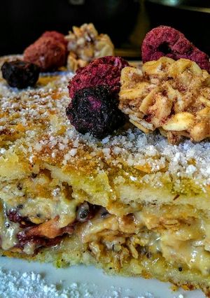 Una foto de SANDWICHES De Müesli y Mantequilla de Maní...!