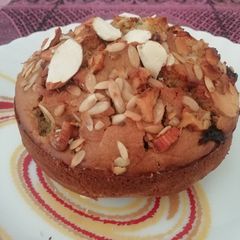 A picture of Wheat Flour Jaggery Cake.