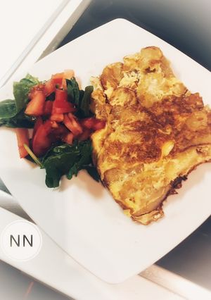 Φωτογραφία της συνταγής Omelette aux champignons et parmesan !!