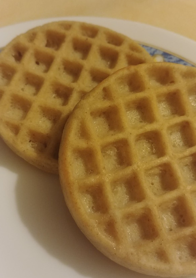 Una foto de Gofres fit en el horno