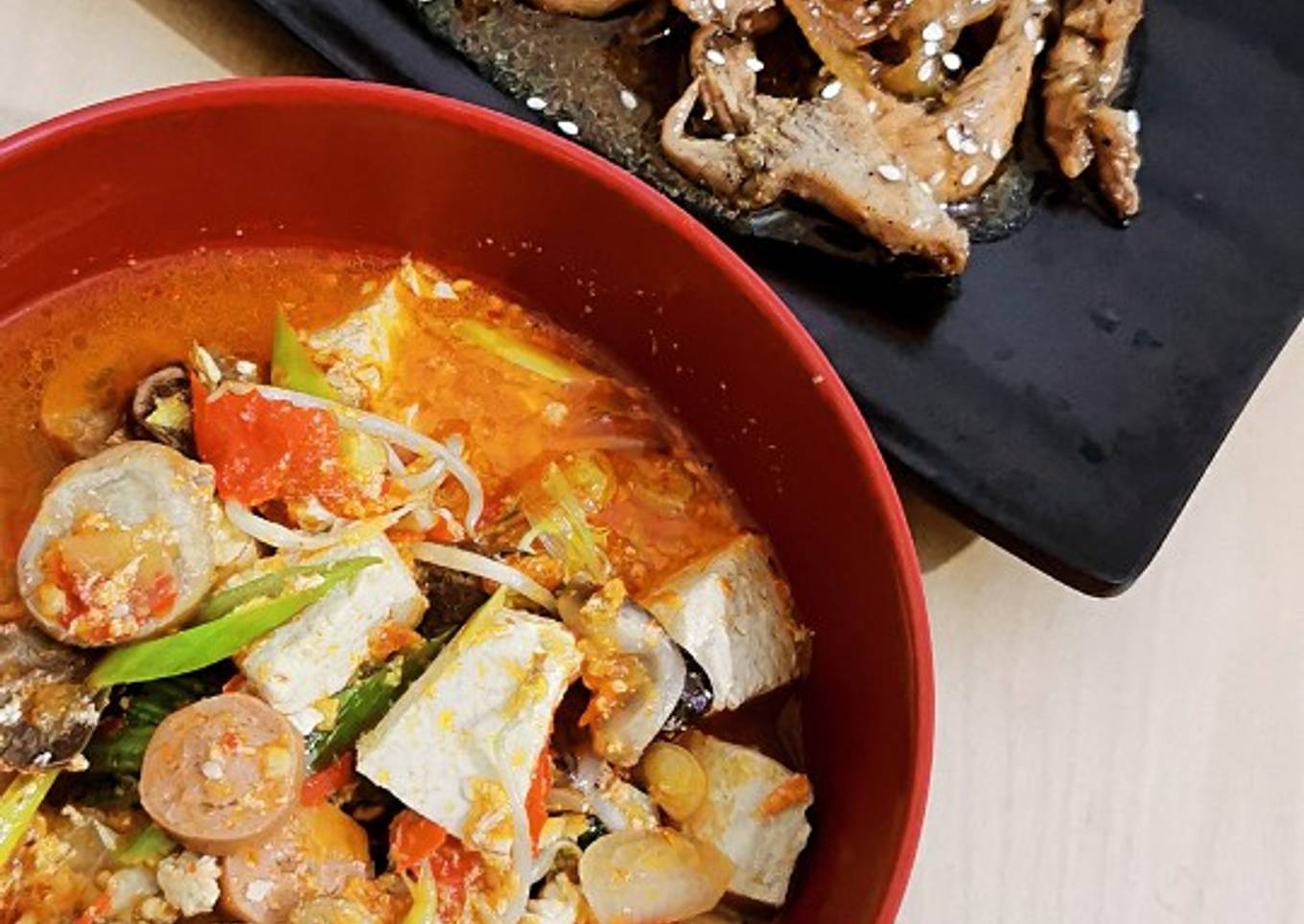 Sundubu Jjigae (Sup Tahu Pedas Ala Drakor)