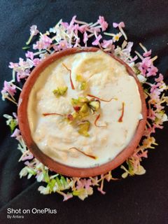 কেশরিয়া রাবড়ি (kesaria rabri recipe in Bengali) রেসিপির প্রধান ছবি