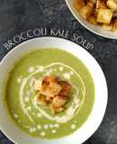 Broccoli Kale Soup (Creamy😋👌)