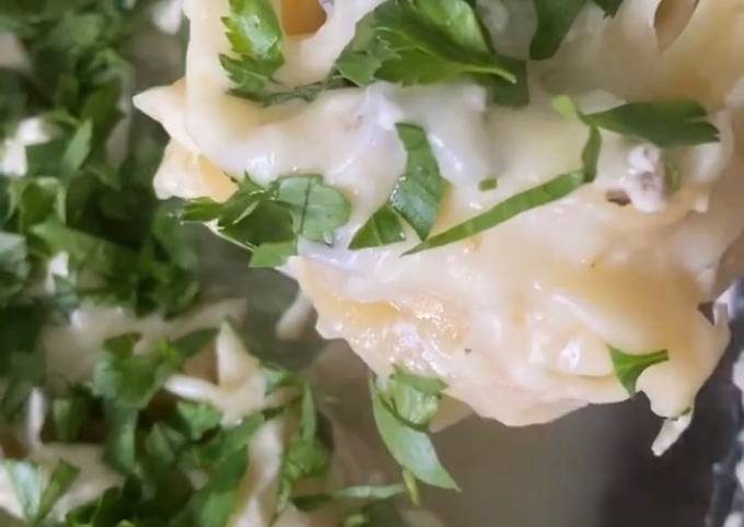 ПП Сливочные гнезда с курицей и грибами ❤️