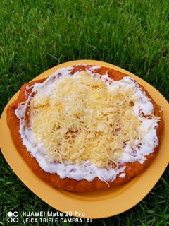 Hűtős lángos recept fotója