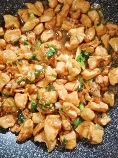 Foto resep Yamin ayam jamur (topping)