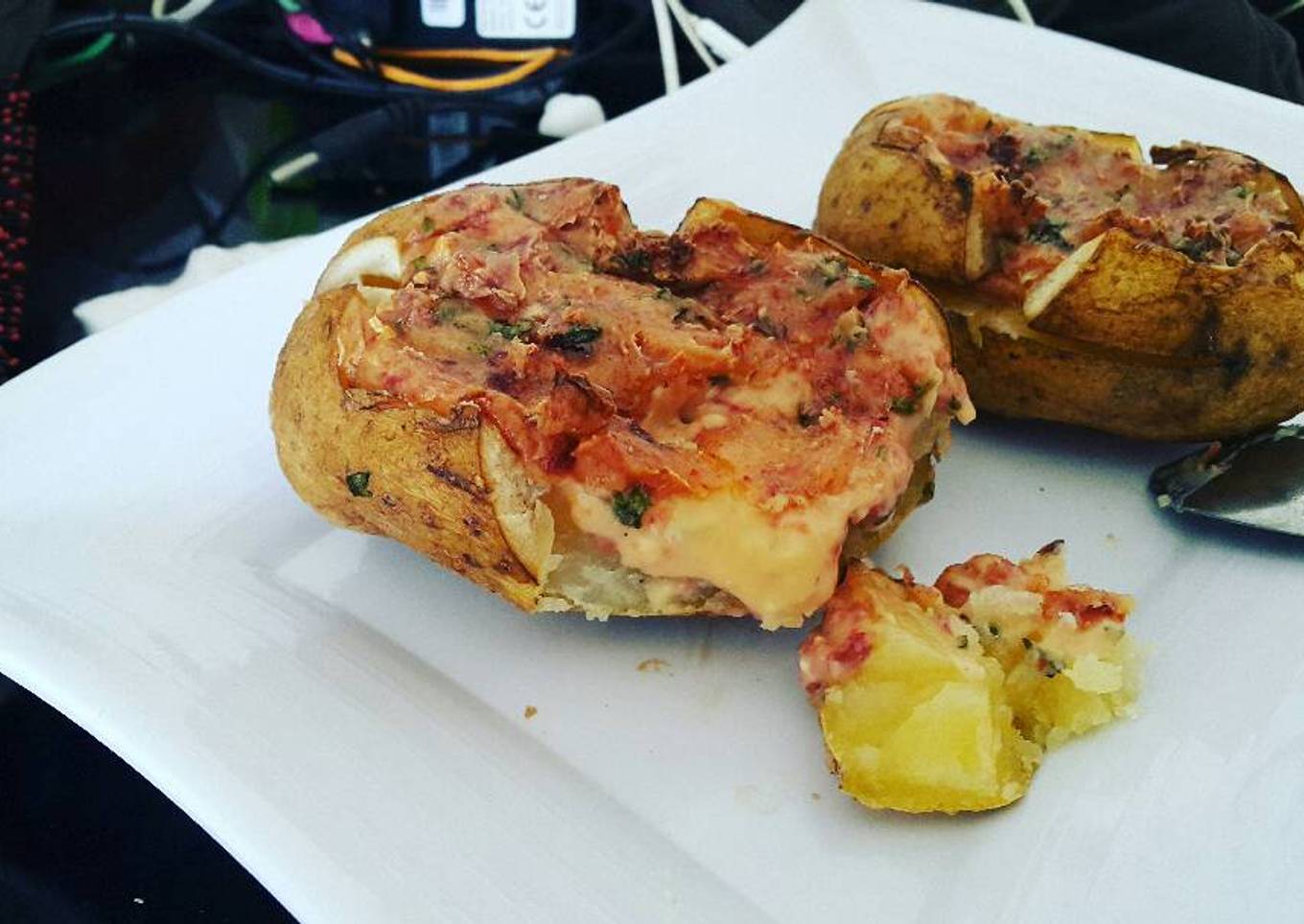 Cheese baked Potatoe