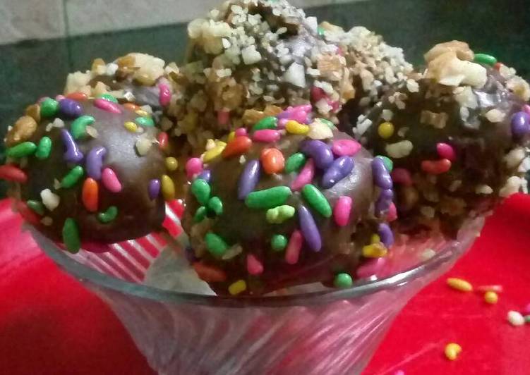 Recipe of Favorite Dry fruit chocolate lollipops