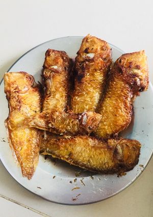 Hình của món Cá mó chiên.