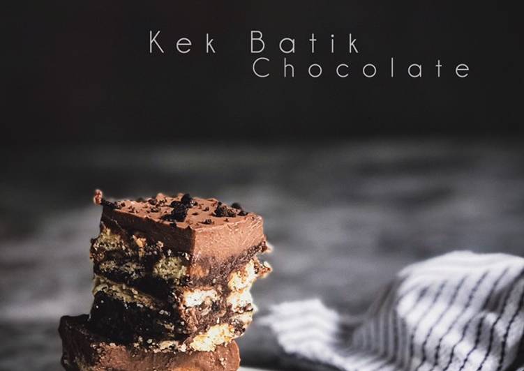memasak kek batik chocolate mudah  langkah aneka resepi enak Resepi Biskut Koko Yang Sedap Enak dan Mudah
