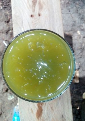 A picture of Cucumber mint juice.