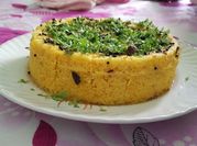 A picture of perfect dhokla