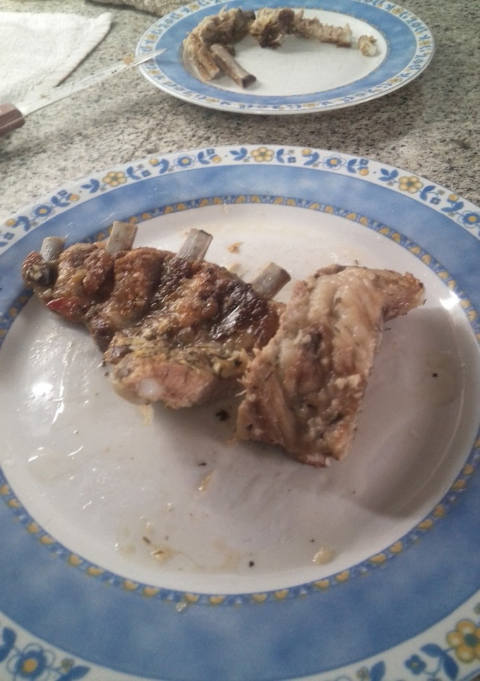 Una foto de Costillas de cerdo al horno