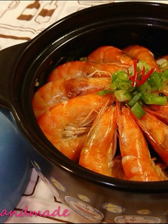 鮮蝦粉絲煲 的食譜成品照片