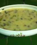 Sopa de hongos con papa y poblanos
