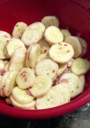A picture of Refreshing Cucumber Salad.