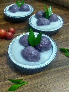 Foto resep Putri mandi ubi ungu