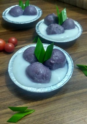 Foto resep Putri mandi ubi ungu