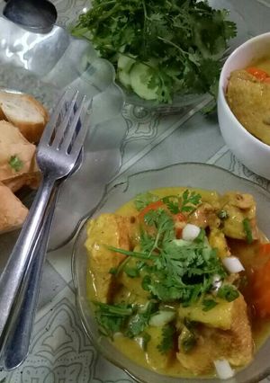 Hình của món Cà ri Gà.