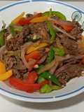 Daging sapi Tumis paprika 3 warna