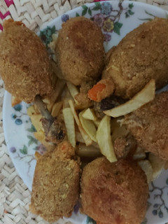 عکسی از دستور ران مرغ دورغین