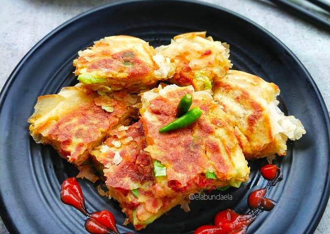Resep Martabak Telur Kornet, Lezat