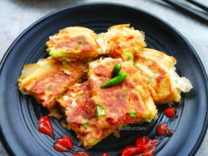 Resep Martabak Telur Kornet, Lezat