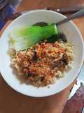 Mie Nyemek Pakcoy Jamur Kancing