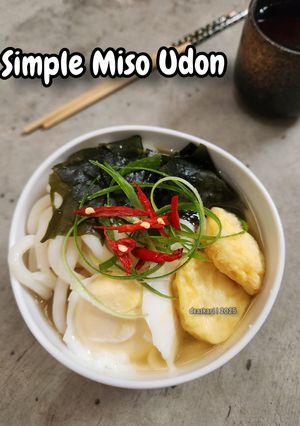 Foto resep Simple Miso Udon
