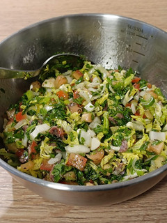 Una foto de Ensalada fusión italo-persa