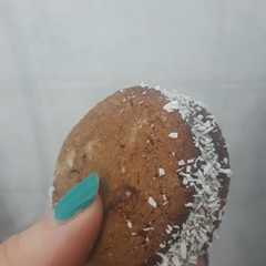 Una foto de Alfajores de algarroba con dulce de leche light