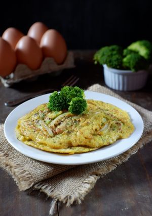 Foto resep 🥚Omlete Cornet White Brokoli🥦