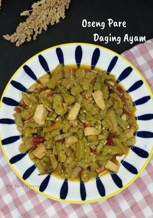 Foto resep Oseng Pare Ayam