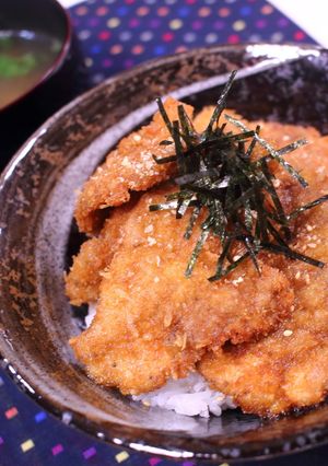 A picture of Niigata Specialty! Sauce Katsu-don.