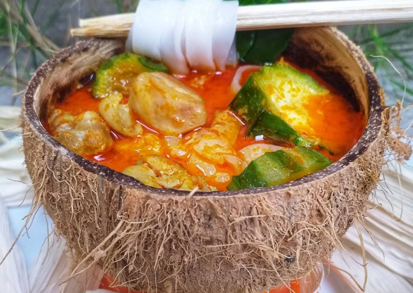 Ayam Adun khas Madura-Kwetiau & Oyong