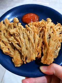 Foto resep Jamur goreng kenyel crispy gluten free