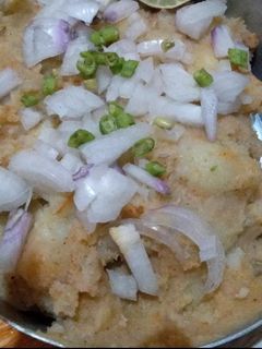A picture of Aloo chokha.