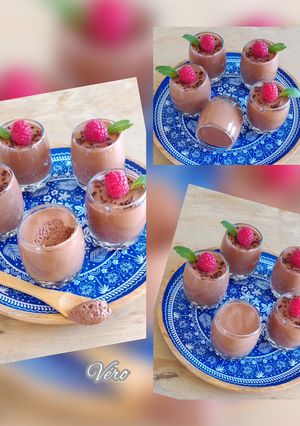 Une photo de Mousse au chocolat à l’aquafaba